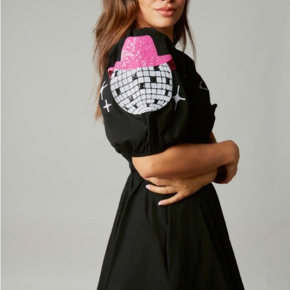 Fantastic Fawn Disco Skater Dress - Picture 5 of 13